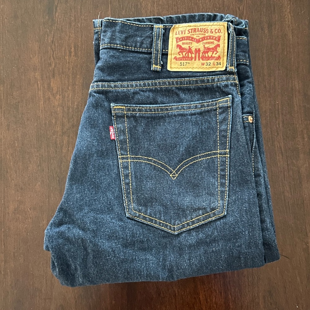 Levi 517 Bootcut Jeans 32x34 - image 1